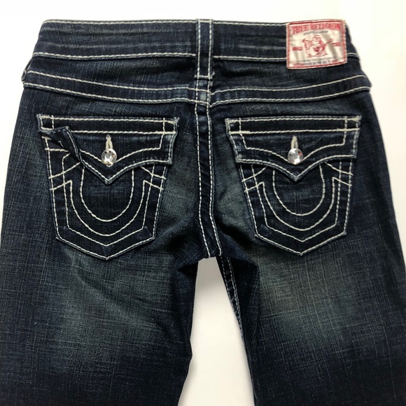 True Religion Denim - Womens True Religion Jeans Disco Becky Big T Sz 25
